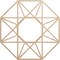 Ekena Millwork Guardian Wood Fretwork Pierced Ceiling Medallion, Alder, 20"OD x 7 3/4"ID x 3/8"T CMWP20X20X0375GDAL - alternate 1
